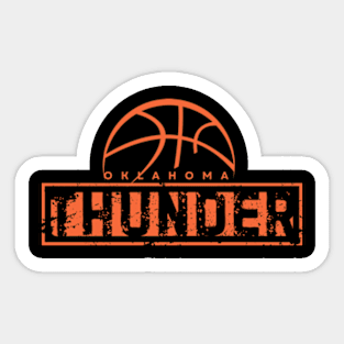 okc thunder basketball Sticker